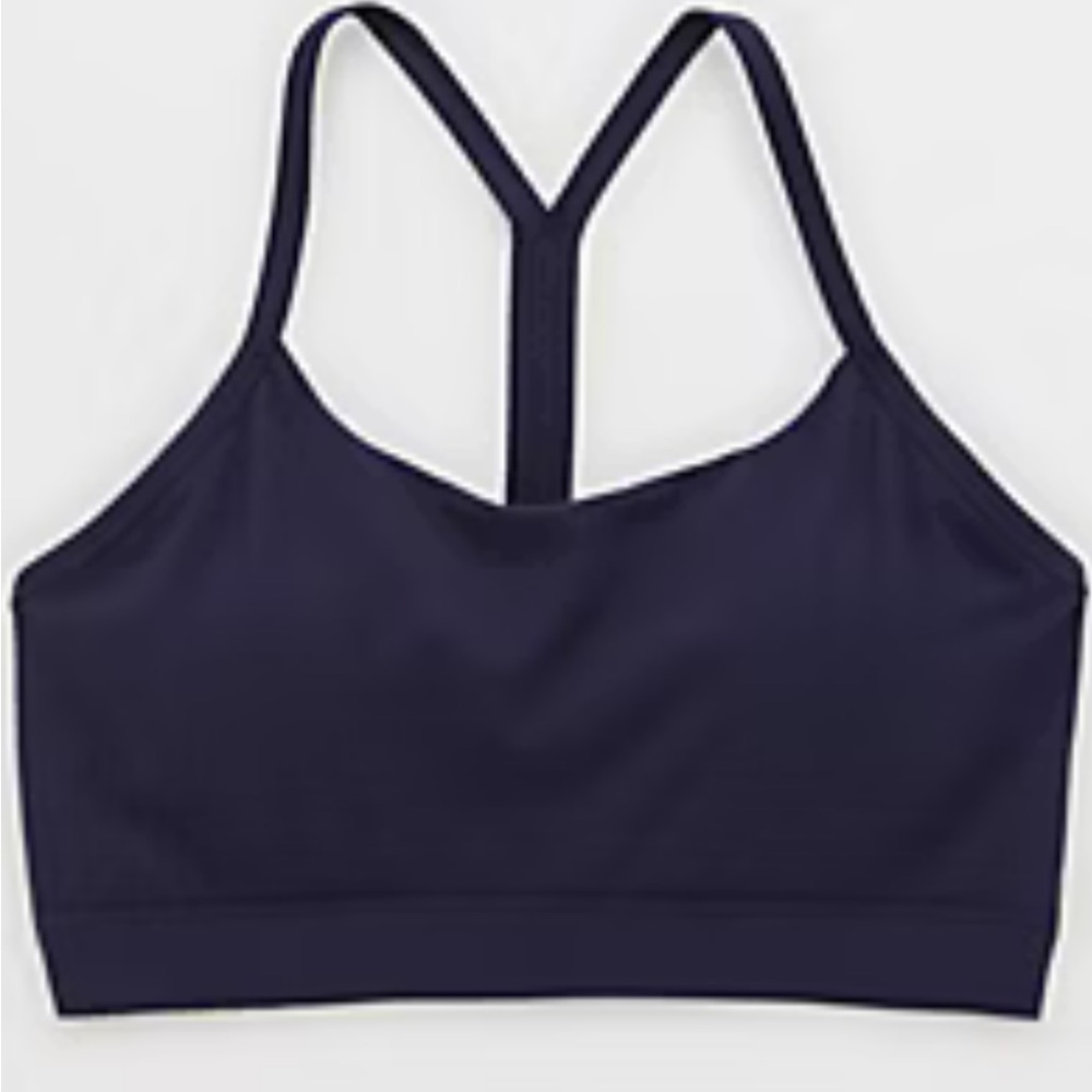 Aerie, Pickletini racerback Laurie bra. Medium. Navy blue
